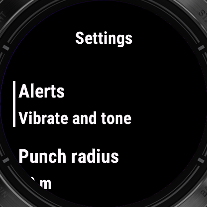 The settings